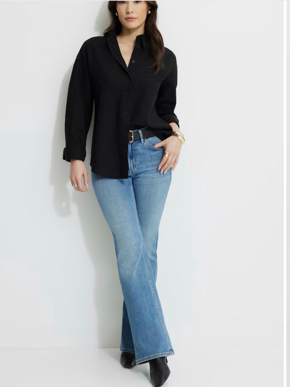Dynamite Ruby Bootcut high rise NWOT - Picture 2 of 9